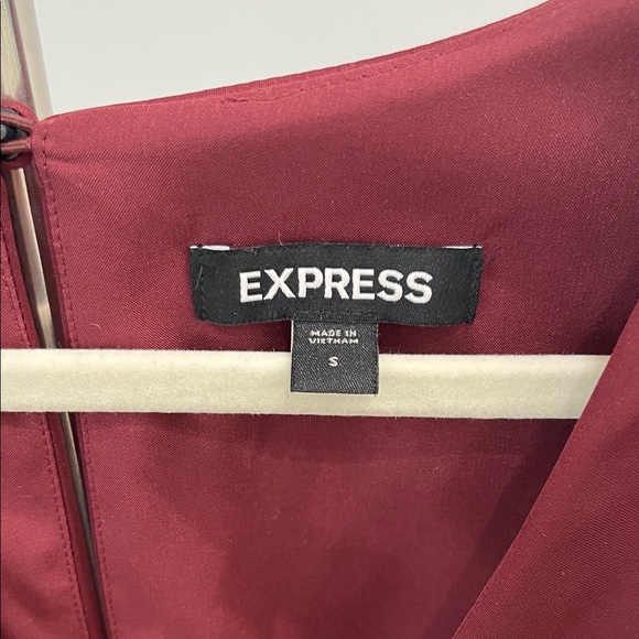 Express Burgundy High Low Dress - Picture 2 of 3